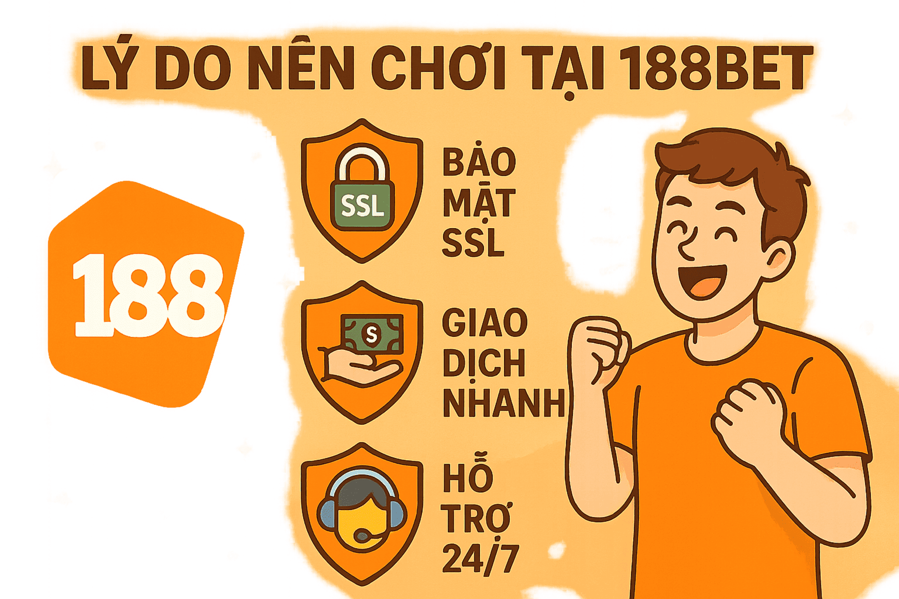 Lý do nên chơi tại 188BET Lý do nên chơi tại 188BET