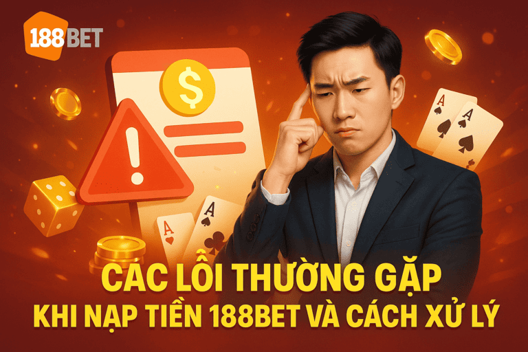 các loại nạp tiền 188bet thường gặp Các vấn đề thường gặp khi nạp tiền tại 188bet
