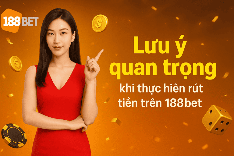 Lưu ý quan trọng khi rút tiền 188bet <strong>Giới hạn số tiền rút tối thiểu và tối đa:</strong> Hãy kiểm tra cẩn thận các quy định về mức rút tối thiểu và tối đa để tránh gặp sự cố trong quá trình thực hiện lệnh.